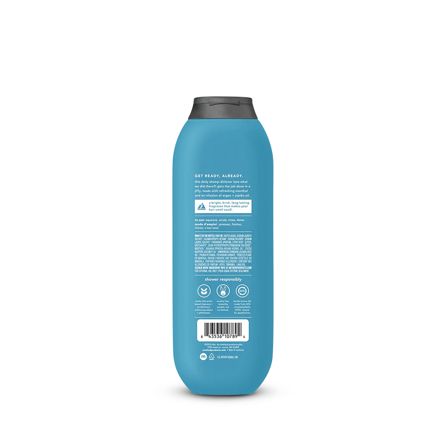 2 en 1 Method Men Glaciar + Granite 414 ml )Champú + acondicionador)