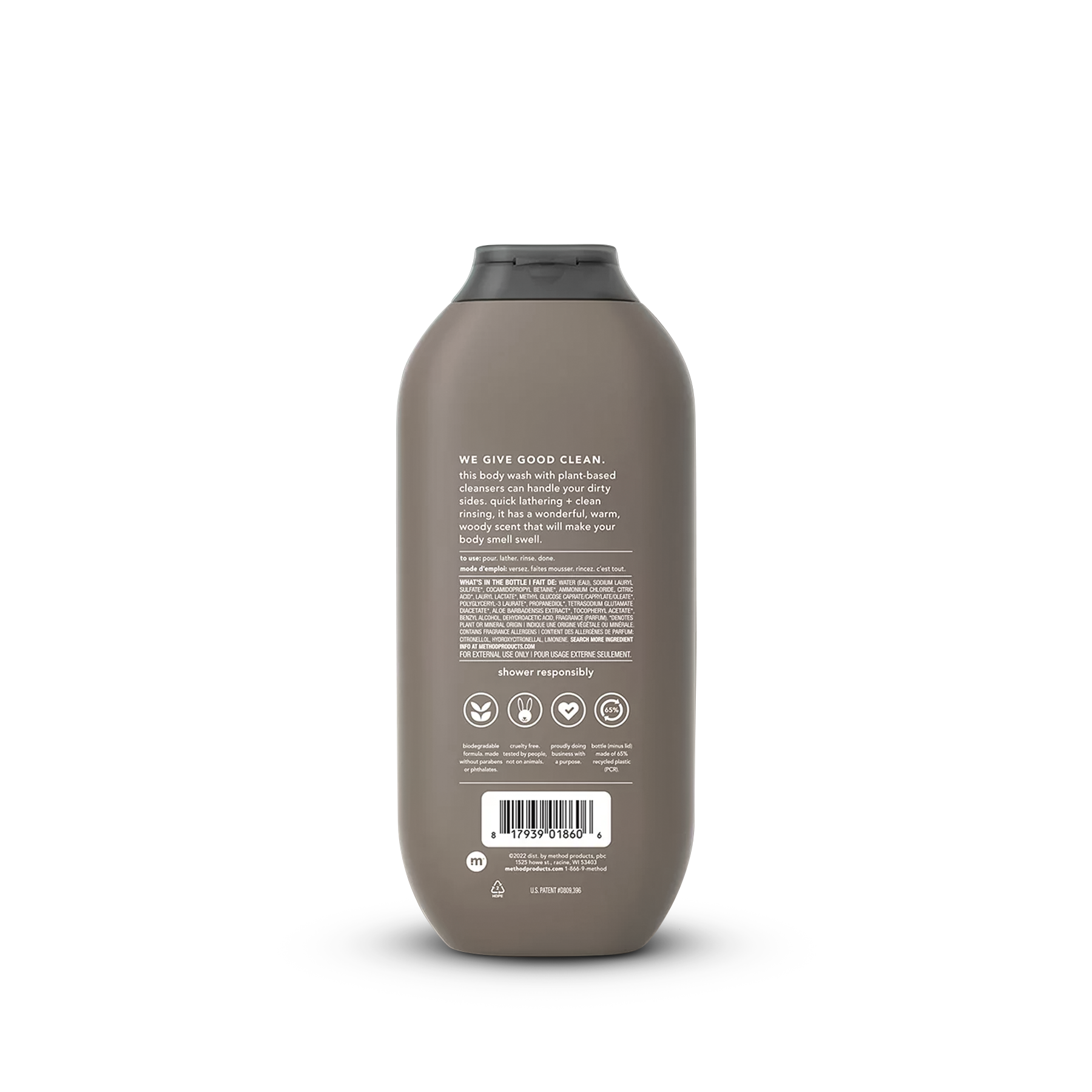 Body Wash Method Men Cedar + Cypress 532 ml