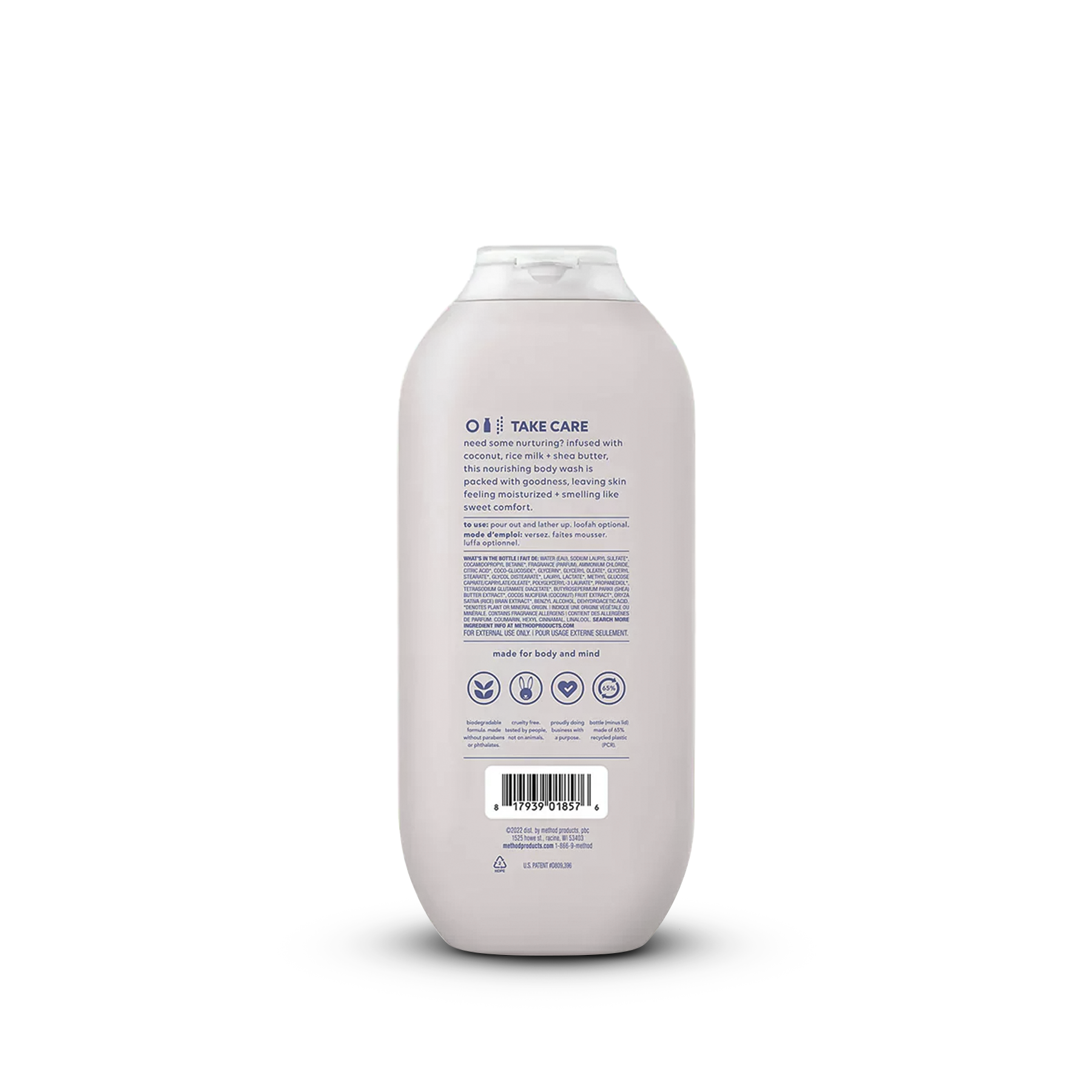 Body Wash Method Men Coconut 532 ml