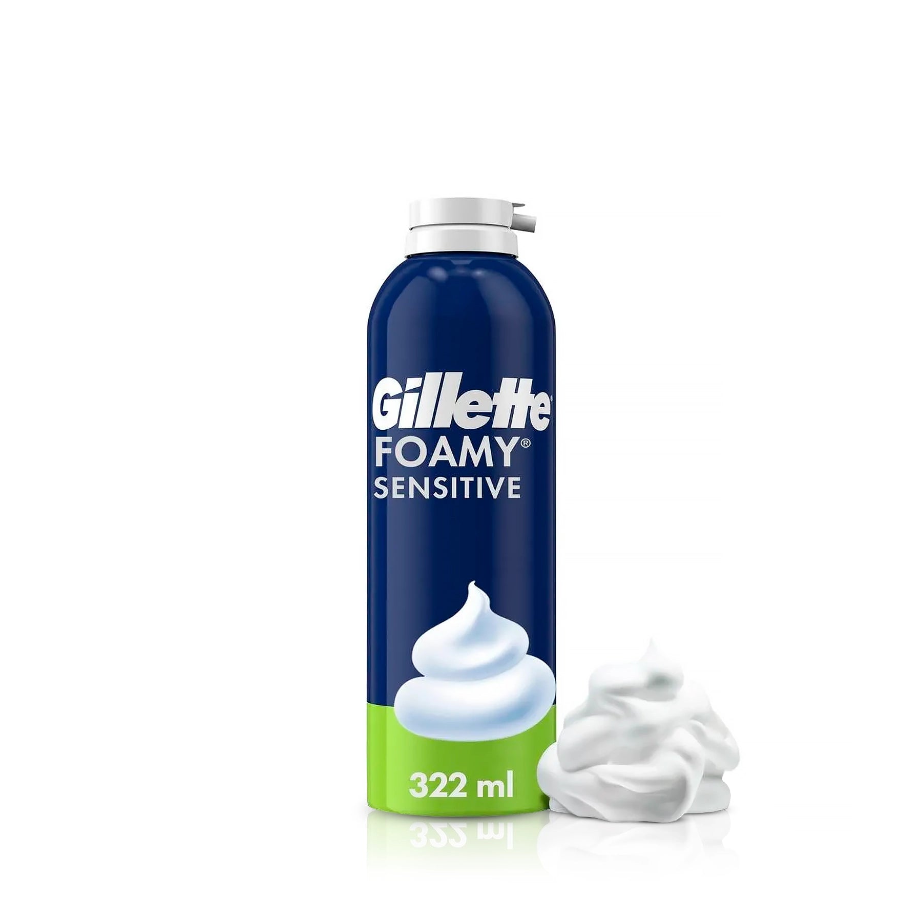 Espuma de afeitar Gillette Foamy Sensitive 322ml