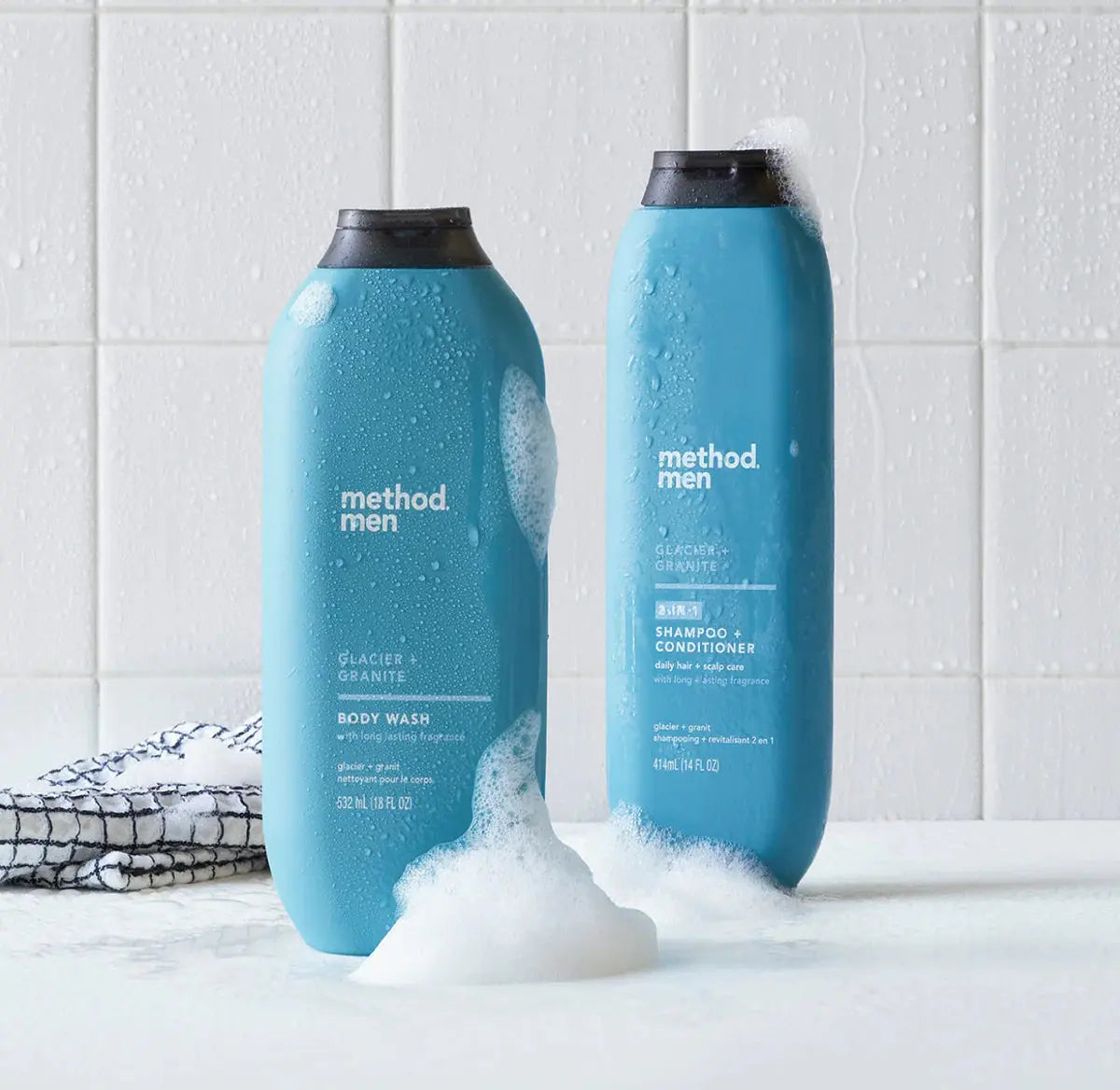 Body Wash Method Men Glaciar + Granite 532 ml