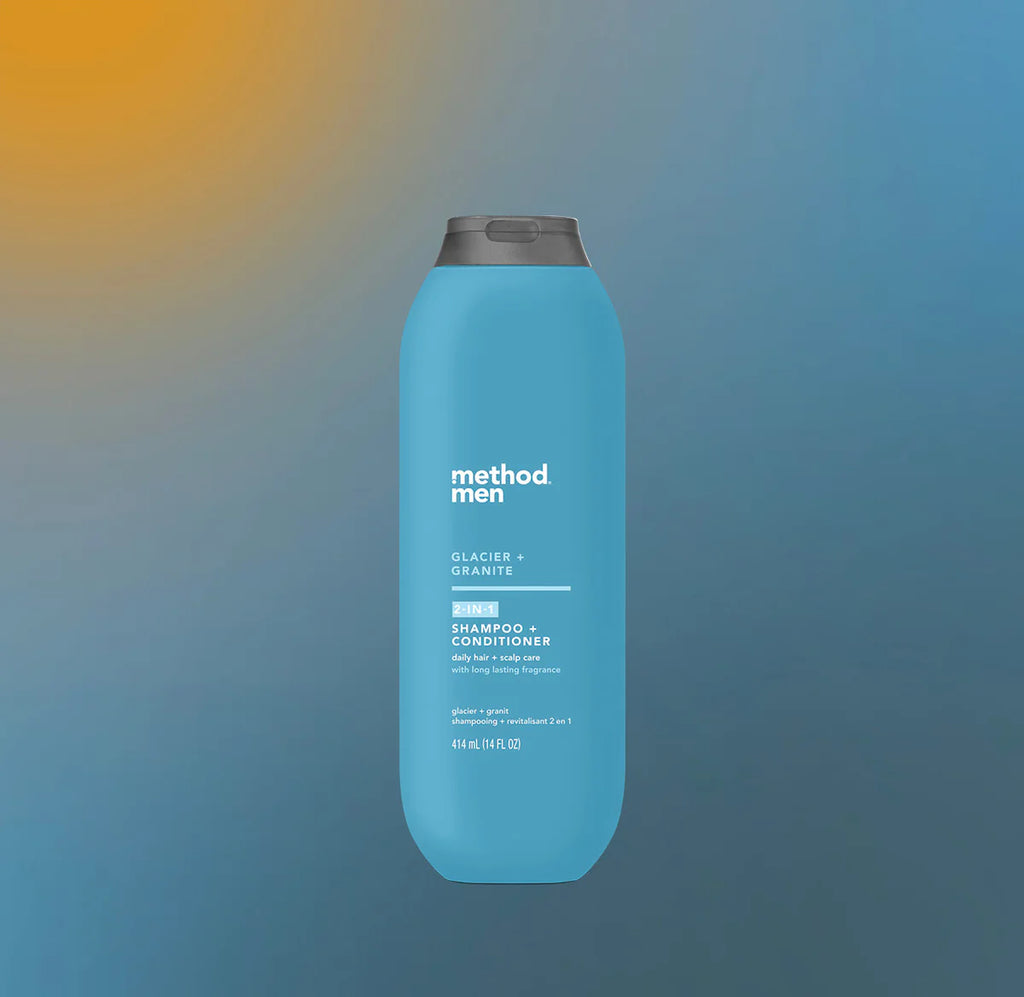 2 en 1 Method Men Glaciar + Granite 414 ml )Champú + acondicionador)
