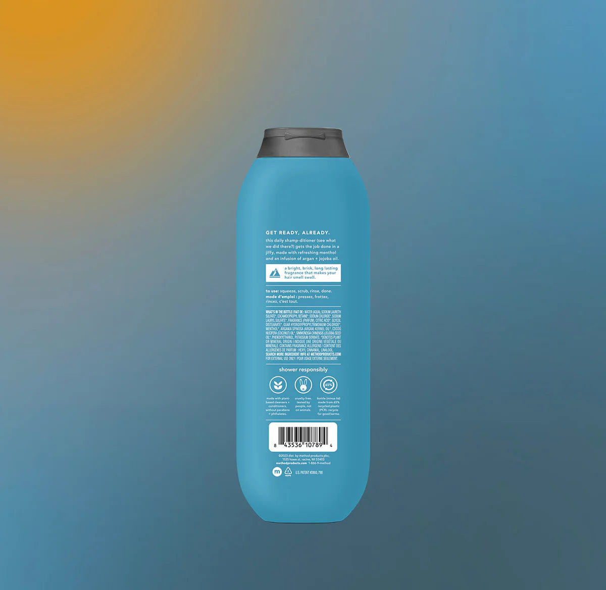 2 en 1 Method Men Glaciar + Granite 414 ml )Champú + acondicionador)