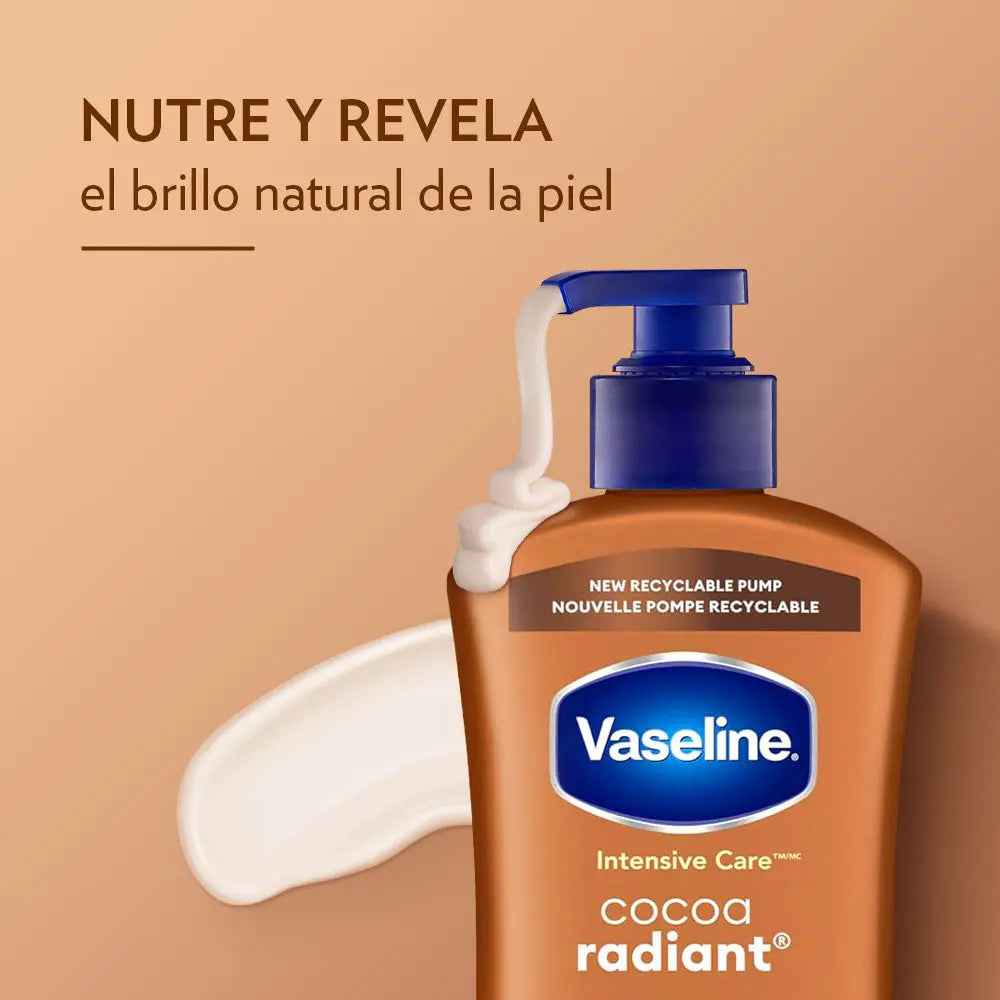 Body Lotion Vaseline Cocoa Radiant 600 ml