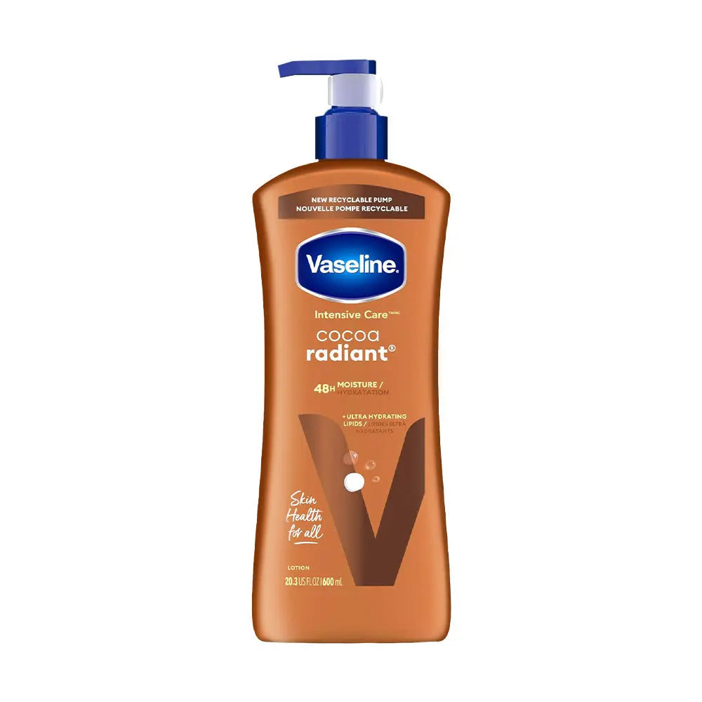 Body Lotion Vaseline Cocoa Radiant 600 ml