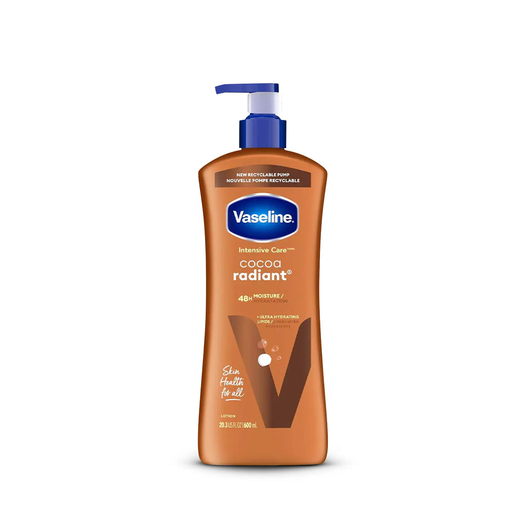Body Lotion Vaseline Cocoa Radiant 600 ml