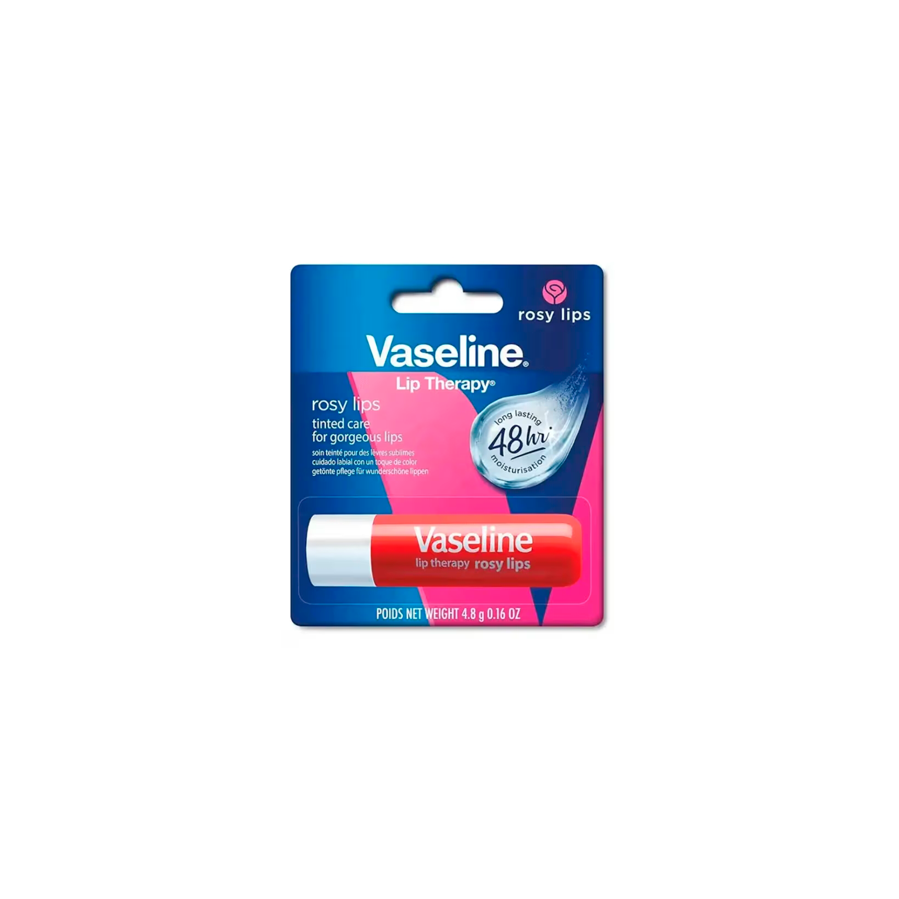 Bálsamo Labial vaseline Therapy rosy Lips 4.8g