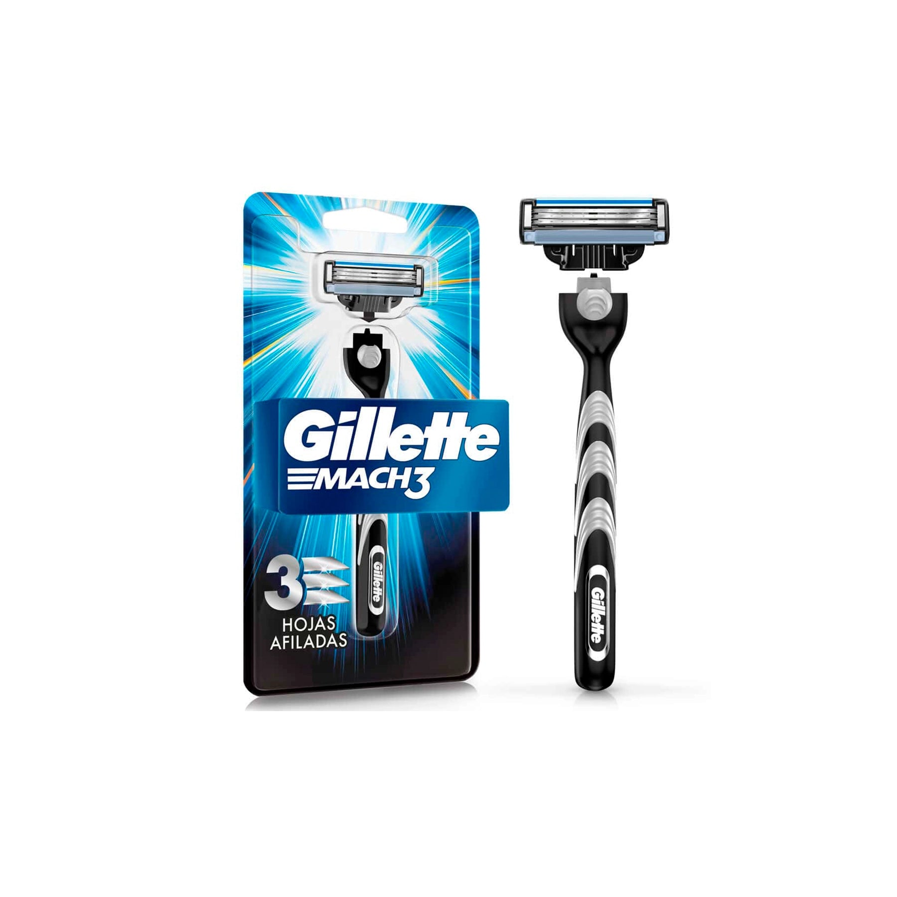 Máquina para afeitar recargable Gillette Mach 3