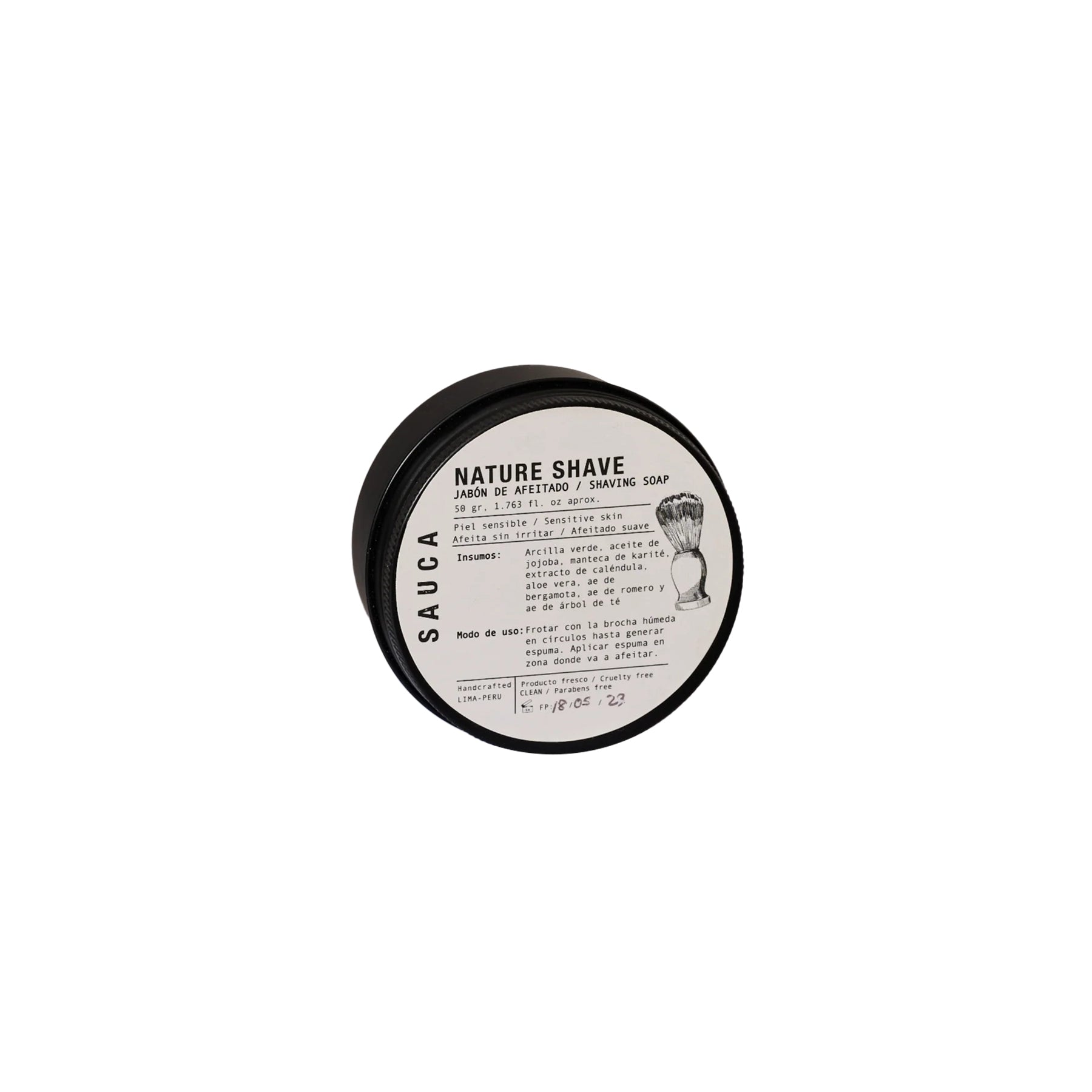 Jabon de Afeitado Sauca Nature shave 50g