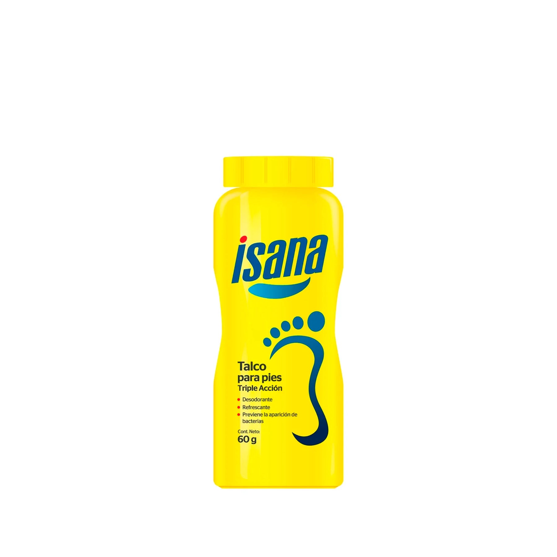 Talco para pies Isana Triple Acción 60g