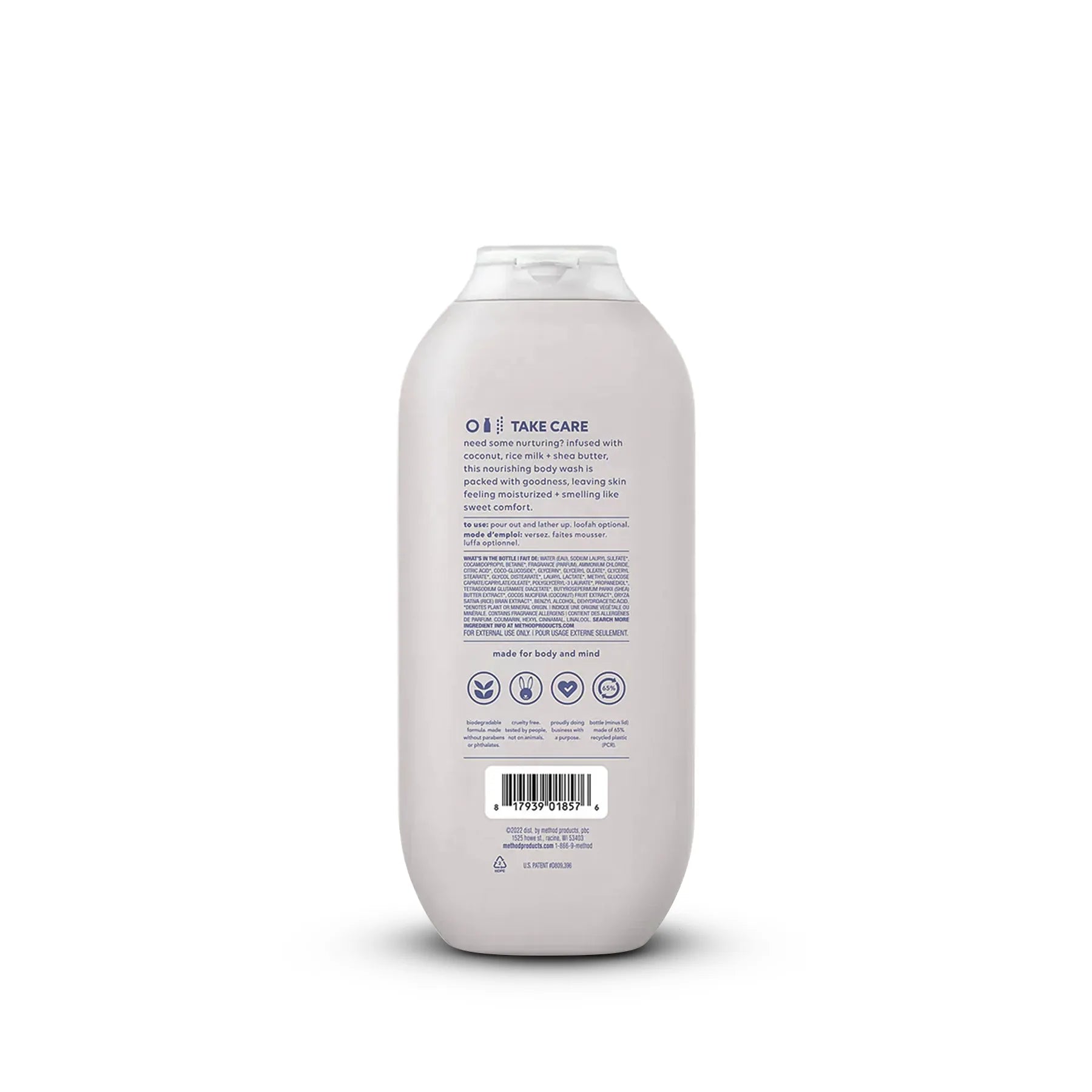 Body Wash Method Men Coconut 532 ml