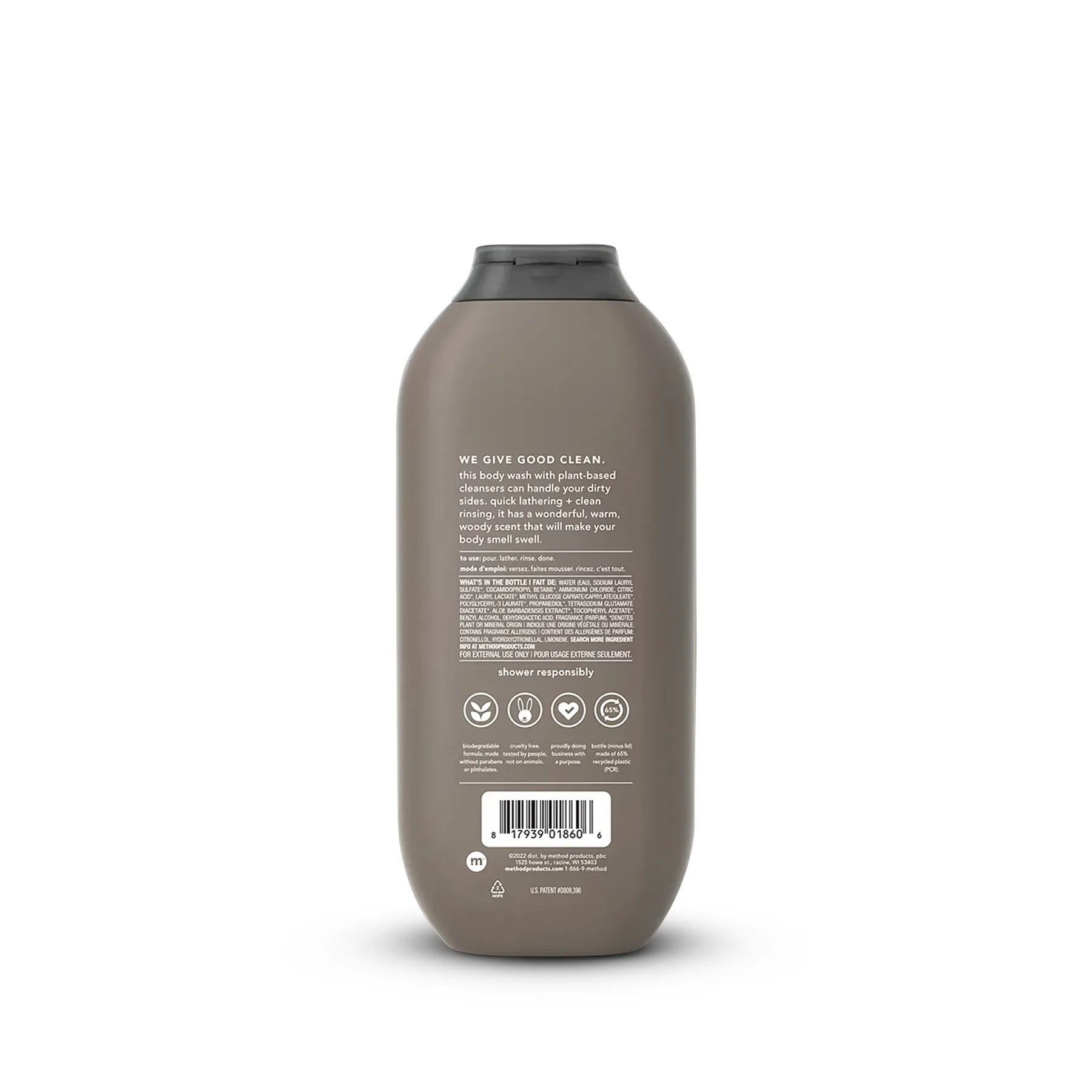 Body Wash Method Men Cedar + Cypress 532 ml